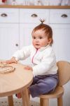 Спортивний костюм для дівчинки теплий з флісу ТМ Маленькі люди кофта на блискавці і штани