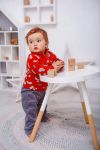 Теплий дитячий спортивний костюм з флісу для дівчаток ( кофта і штани) Маленькі люди (358-501-2)